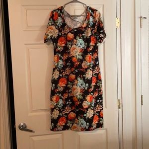 Tam Ware floral dress 2XL